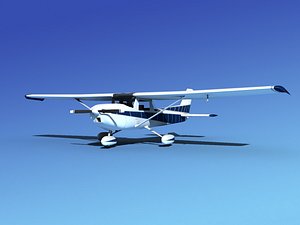 3d model of propeller cessna 152