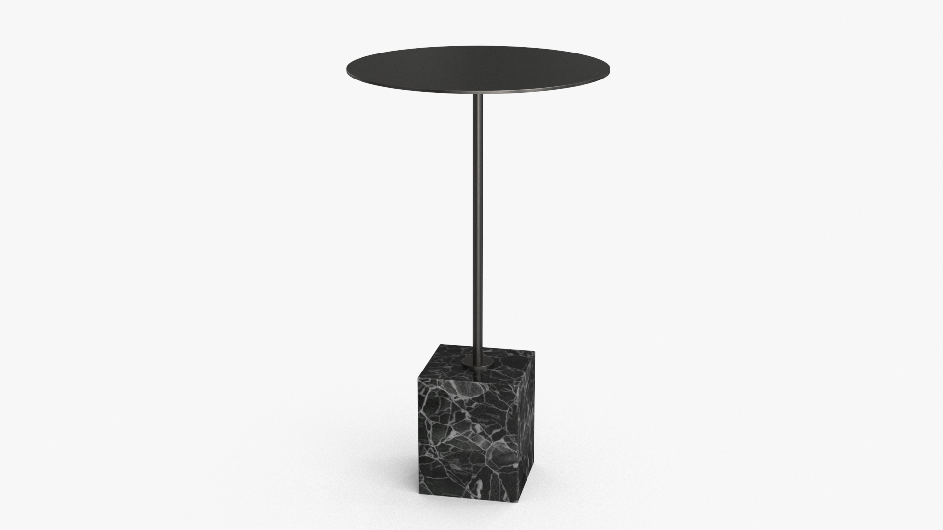 3D Side Table Black - TurboSquid 2286690
