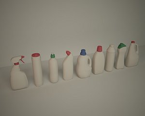 3d bottles cleaning