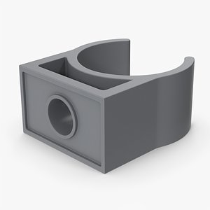 Grey Plastic Pipe Clamp