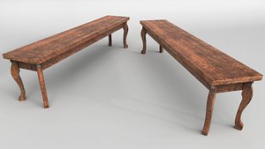 3D Bench model