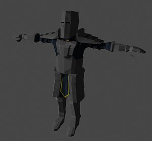 Poly Style Knight