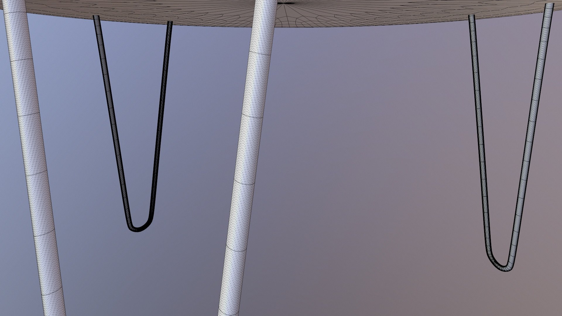 Round Table 3D - TurboSquid 2030454