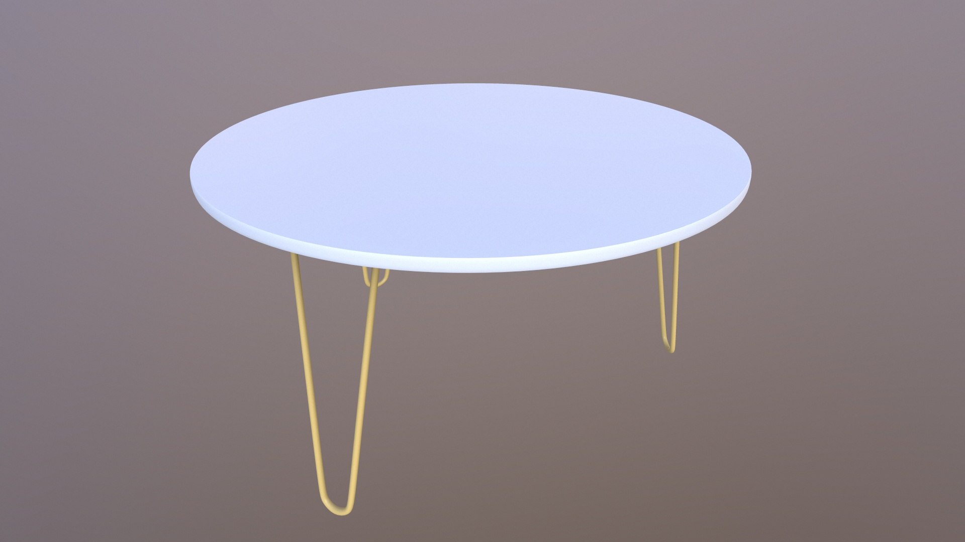 Round Table 3D - TurboSquid 2030454