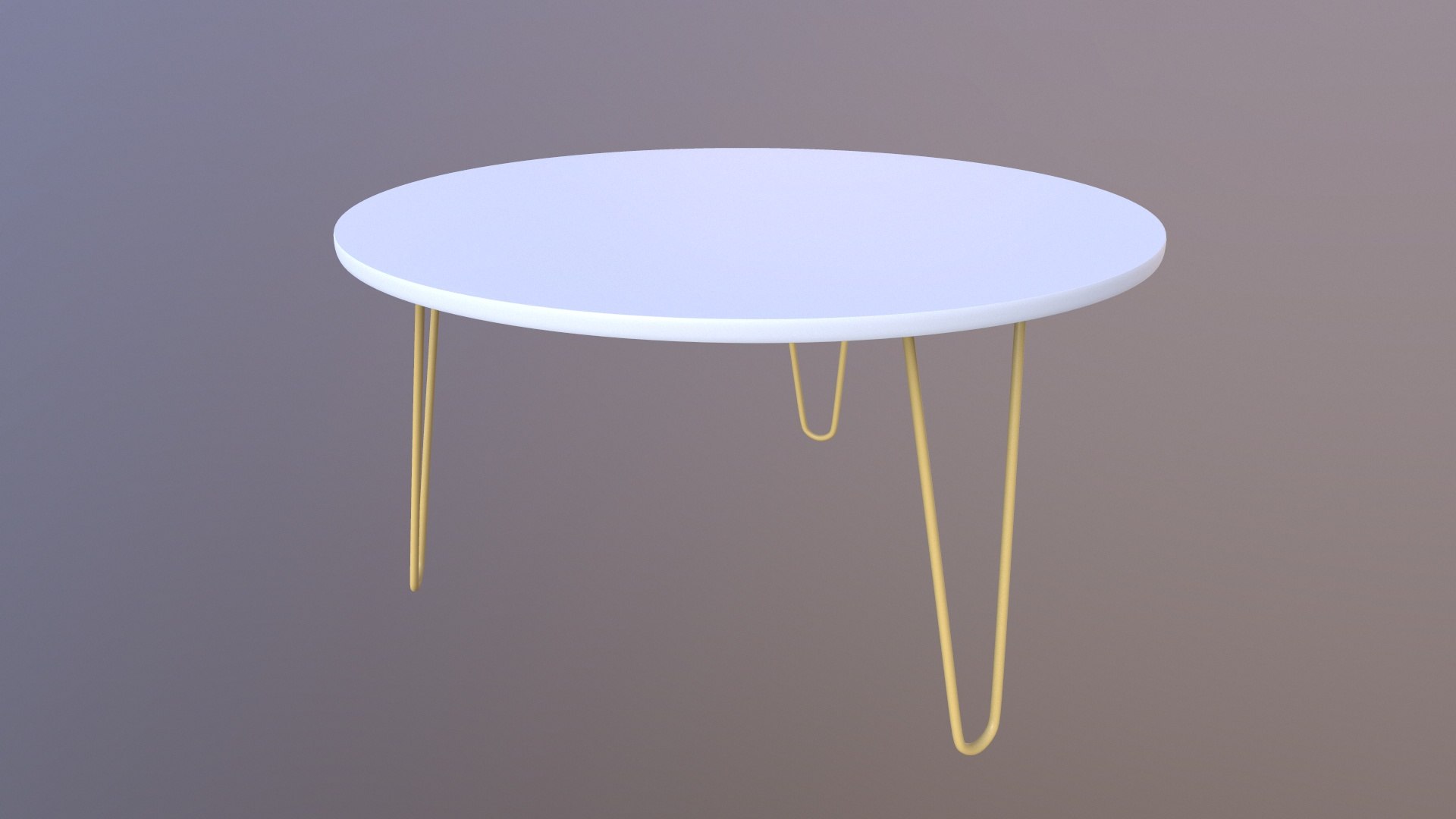 Round Table 3D - TurboSquid 2030454