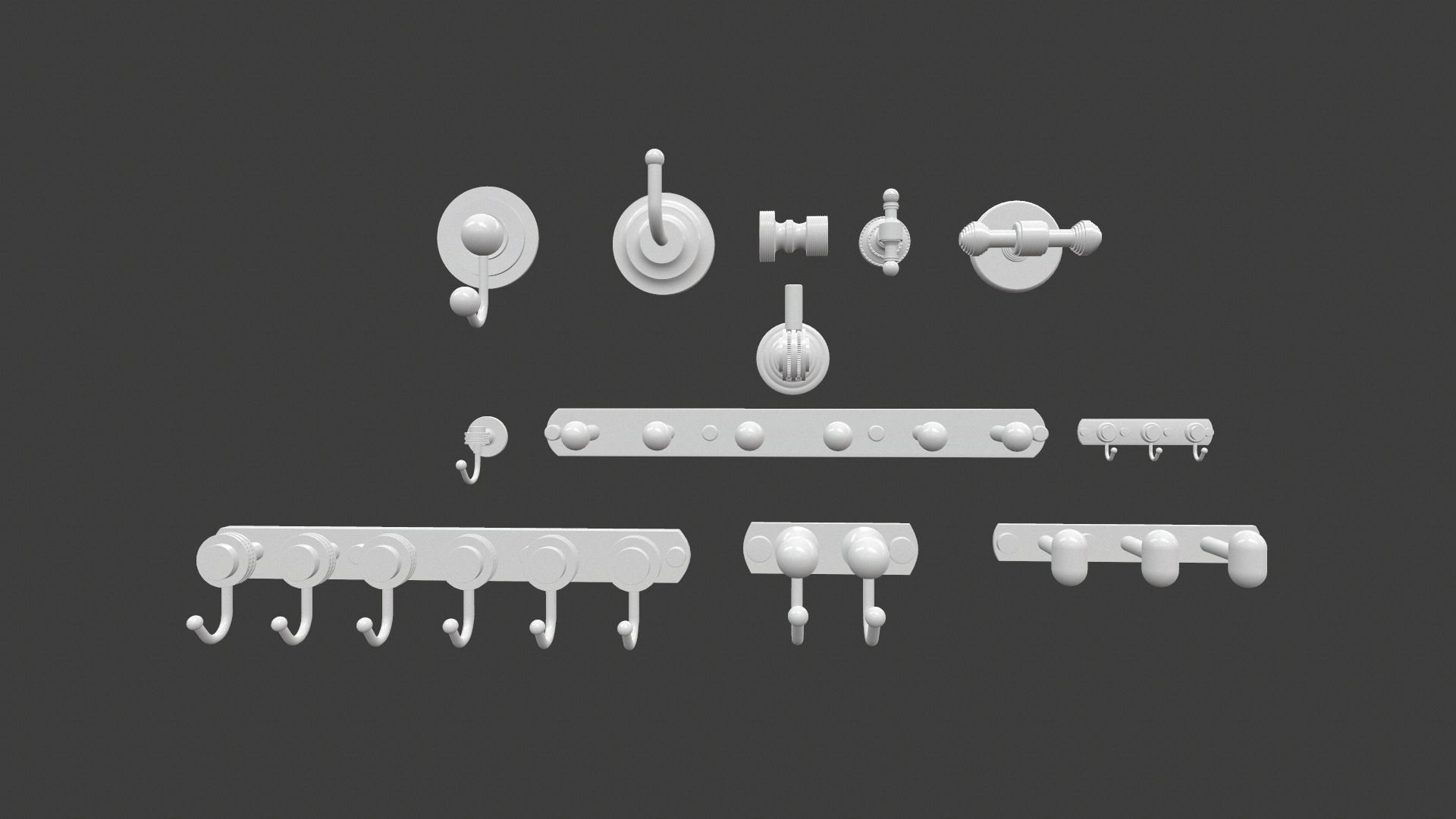 3D Hangers Model - TurboSquid 2326892