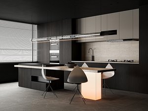 Modern kitchen 3D model
