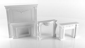 fireplace place 3D model