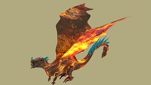 lava drake 3D model