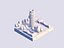 Cartoon Low Poly Europe Landmarks Pack