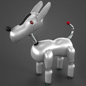 Robot Cartoon Dog Mr Useless