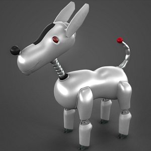 Robot Cartoon Dog Mr Useless