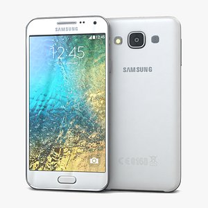 3d samsung galaxy e5 white