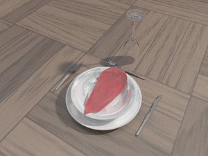 3d table set