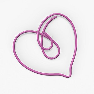 Beautiful Heart Shaped Paper Clip