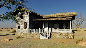 3D model Abondened House