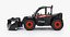 Bobcat TL470 Telescopic Handler and Loader Rigged 3D model