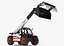 Bobcat TL470 Telescopic Handler and Loader Rigged 3D model