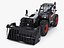 Bobcat TL470 Telescopic Handler and Loader Rigged 3D model