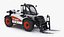 Bobcat TL470 Telescopic Handler and Loader Rigged 3D model