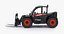 Bobcat TL470 Telescopic Handler and Loader Rigged 3D model