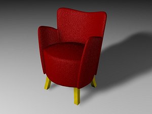 armchair chair 3d model