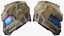 Casque militaire futuriste de science-fiction