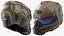 Casque militaire futuriste de science-fiction