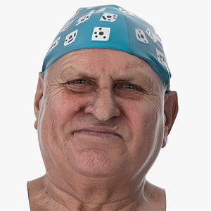 Homer Human Head Cheek Raiser Both AU6 Clean Scan 3D model
