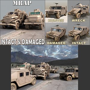 intact destroyed apc pack 3d 3ds