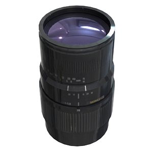 lens sigma af70-300mm f4-5 3d model
