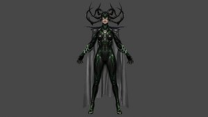 Hela Low-poly 3D model