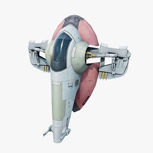 Firespray-31-class patrol and attack craft low-poly