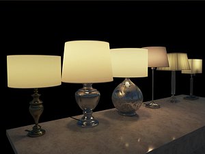 Six Table Lamps