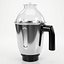 Liquidificador de cozinha com várias jarras