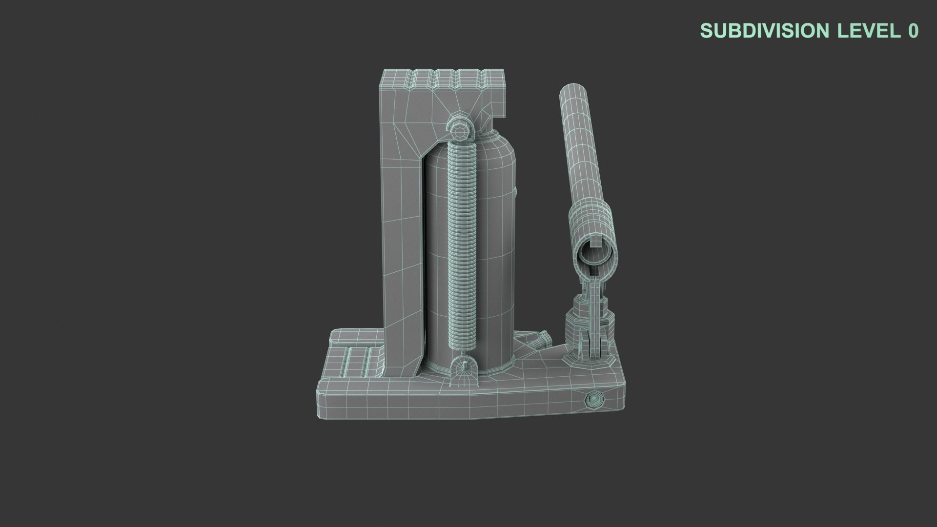Hydraulic Jack 3D Model - TurboSquid 2014344