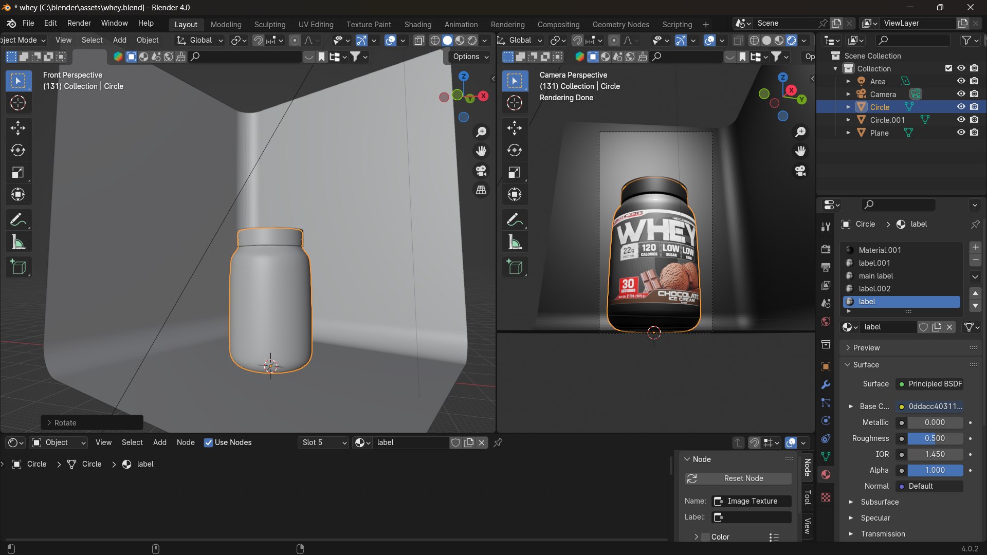 Protein Powder 3D Model - TurboSquid 2204345
