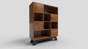 3D Bookcase N11 model