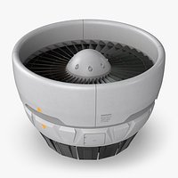 Propulsion Jet Rotor White
