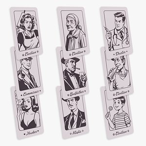 Mafia Game Cards
