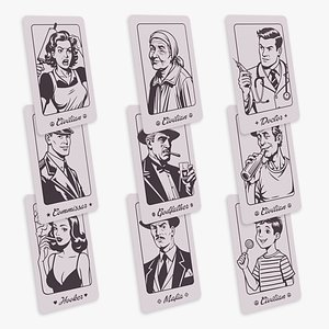 Mafia Game Cards