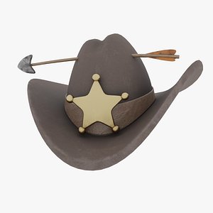 cowboy boots hat 3ds