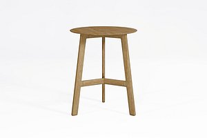 3D Small wooden table model