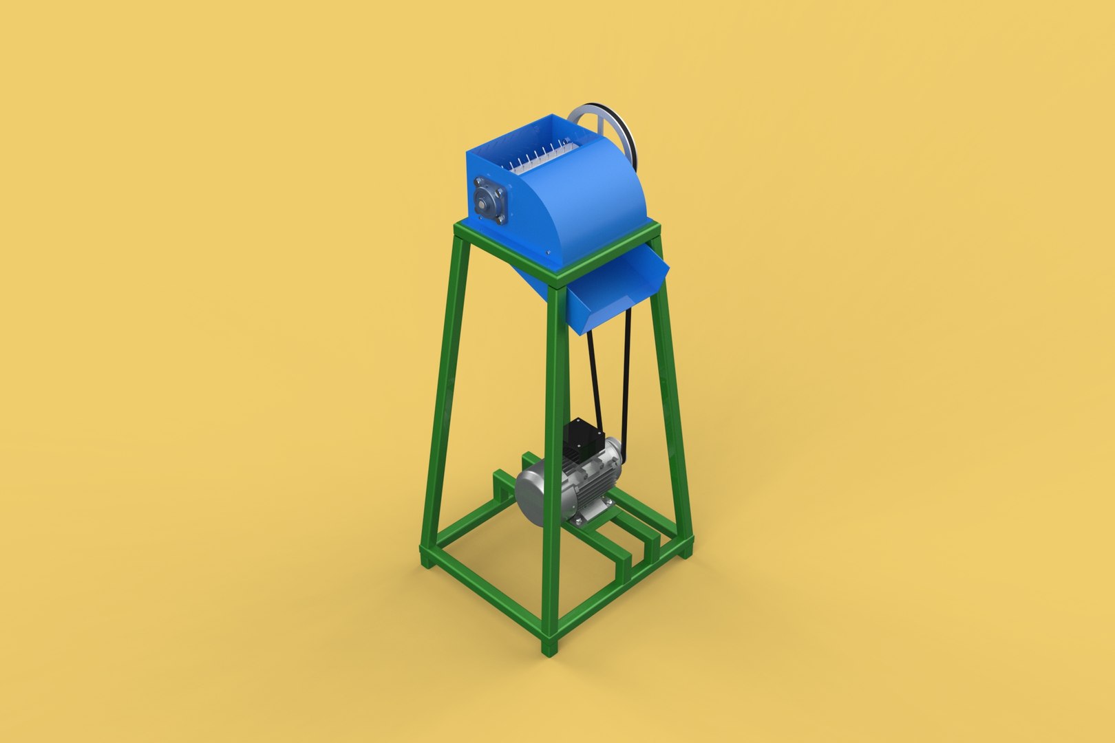 ORGANIC WASTE SHREDDER CRUSHER VEGETABLE COCOPEAT GRIND MACHINE 3D model https://p.turbosquid.com/ts-thumb/St/TukNKX/8C/organicwasteshreddercrushervegetablegrindingcocopeatgrindermachine11/jpg/1730726471/1920x1080/fit_q87/af97a7f49b58618d75651061aa557e7807441519/organicwasteshreddercrushervegetablegrindingcocopeatgrindermachine11.jpg