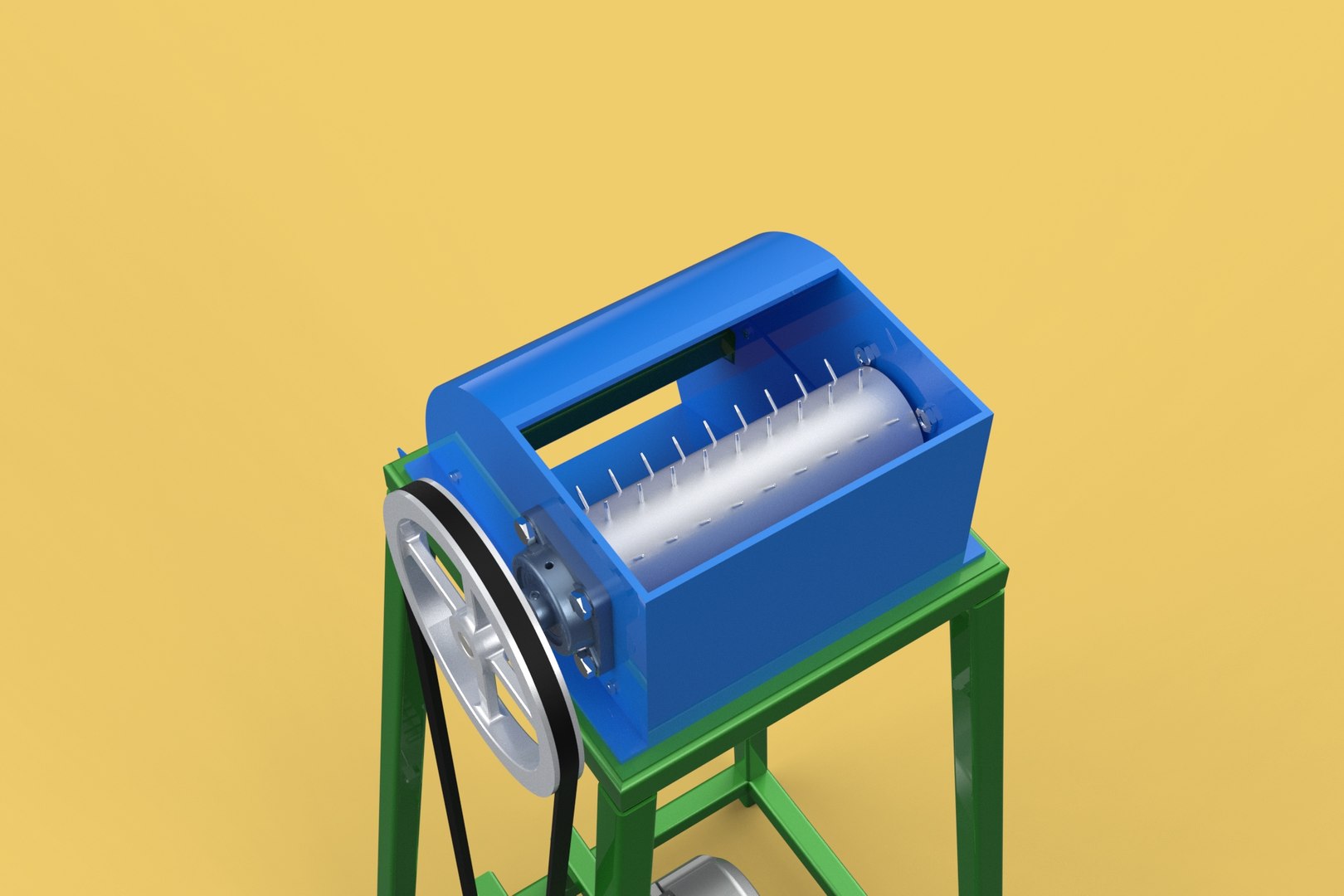 ORGANIC WASTE SHREDDER CRUSHER VEGETABLE COCOPEAT GRIND MACHINE 3D model https://p.turbosquid.com/ts-thumb/St/TukNKX/eI/organicwasteshreddercrushervegetablegrindingcocopeatgrindermachine25/jpg/1730726480/1920x1080/fit_q87/d3f617a8232fc3fd37a5bc3b1d71e64403e51f23/organicwasteshreddercrushervegetablegrindingcocopeatgrindermachine25.jpg