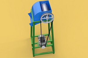 ORGANIC WASTE SHREDDER CRUSHER VEGETABLE COCOPEAT GRIND MACHINE 3D model