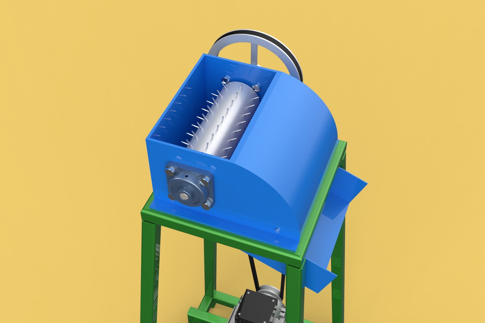 ORGANIC WASTE SHREDDER CRUSHER VEGETABLE COCOPEAT GRIND MACHINE 3D model https://p.turbosquid.com/ts-thumb/St/TukNKX/uu/organicwasteshreddercrushervegetablegrindingcocopeatgrindermachine27/jpg/1730726482/1920x1080/fit_q87/cb947f87cd8ee680f18e6743ed705a31ef06b933/organicwasteshreddercrushervegetablegrindingcocopeatgrindermachine27.jpg