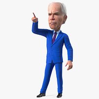 Cartoon Joe Biden Pointing Pose