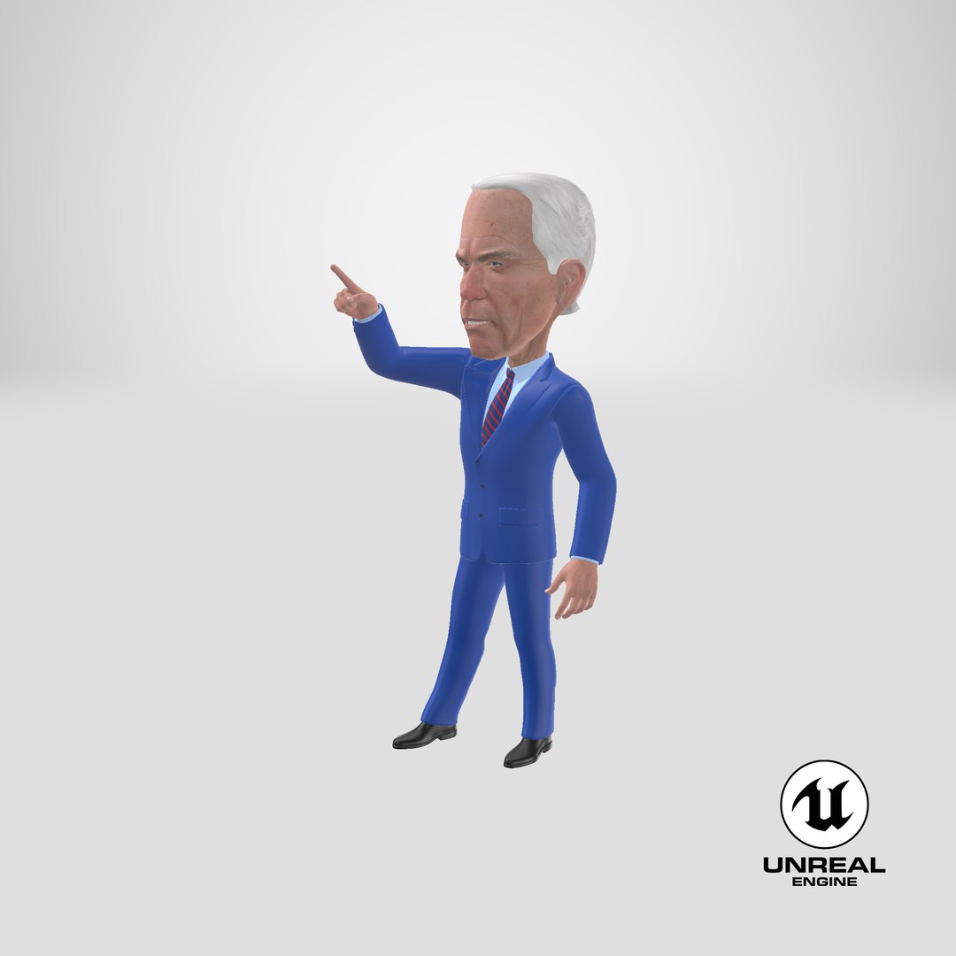 Cartoon Joe Biden Pointing Pose 3D model https://p.turbosquid.com/ts-thumb/St/XGwsna/vd/stemcell_unreal_render/png/1673267580/1920x1080/fit_q87/d323d3960bfeba19ed6b63511b1c5b290ab7b824/stemcell_unreal_render.jpg