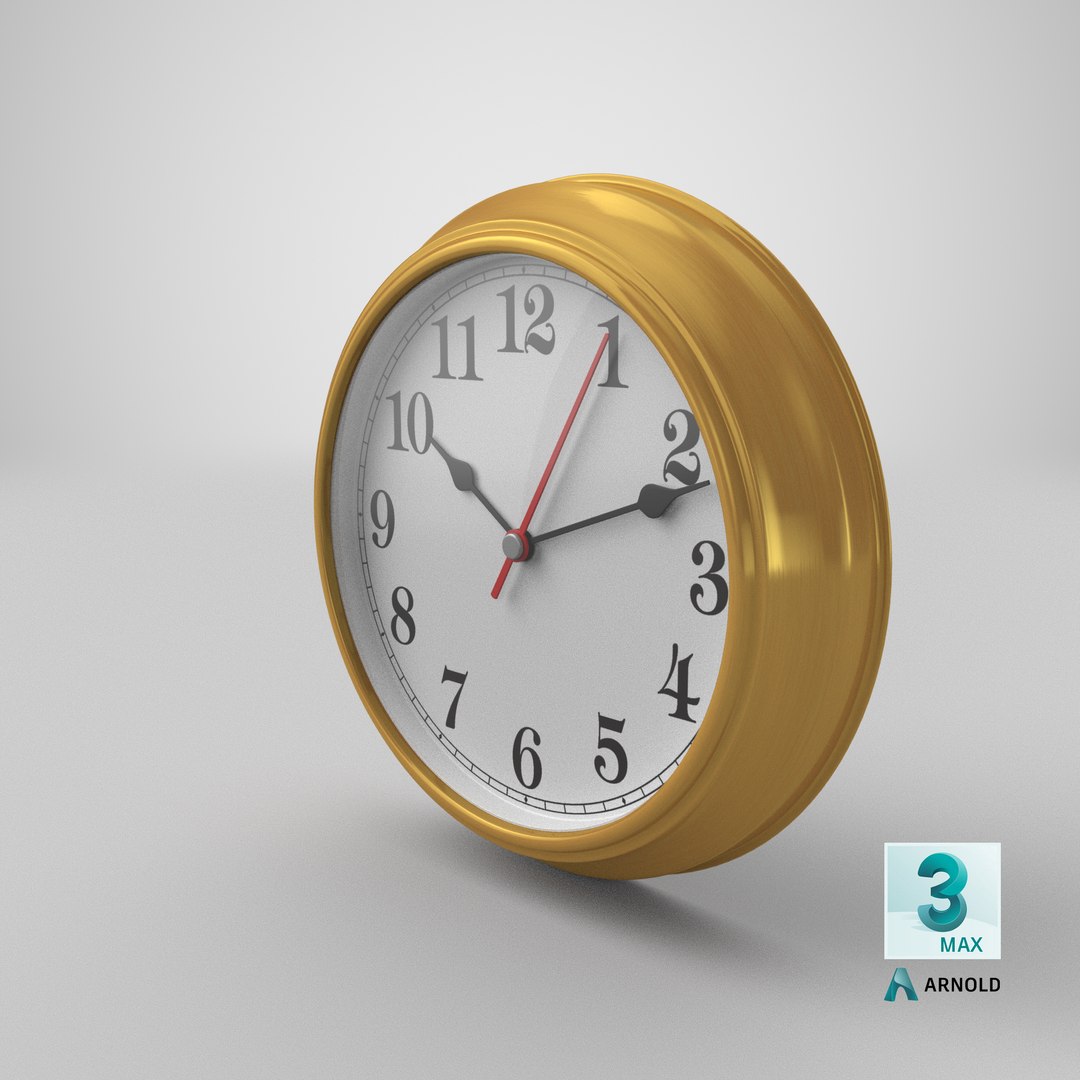 Wall Clock 03 3D Model - TurboSquid 1949504